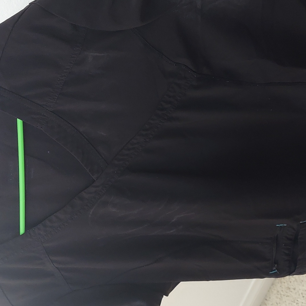 Ladies nursing scrubs top black 2xl